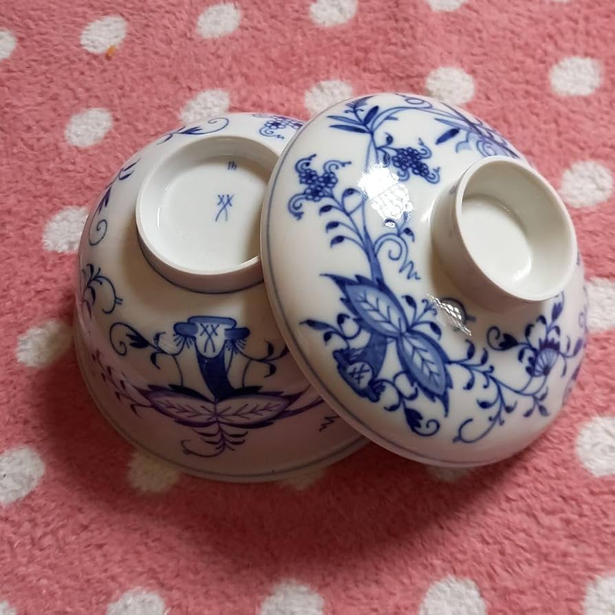 Amazon.co.jp: マイセン ブルーオニオン 蓋付きどんぶり（） : ホーム